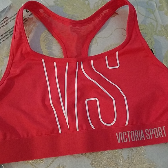 Victoria's Secret Other - Victoria's Secret Coral Racerback Sports Bra